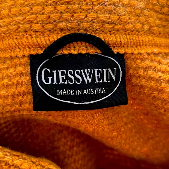 NWOT GIESSWEIN CARDIGAN IN CAMEL - Picture 5 of 7